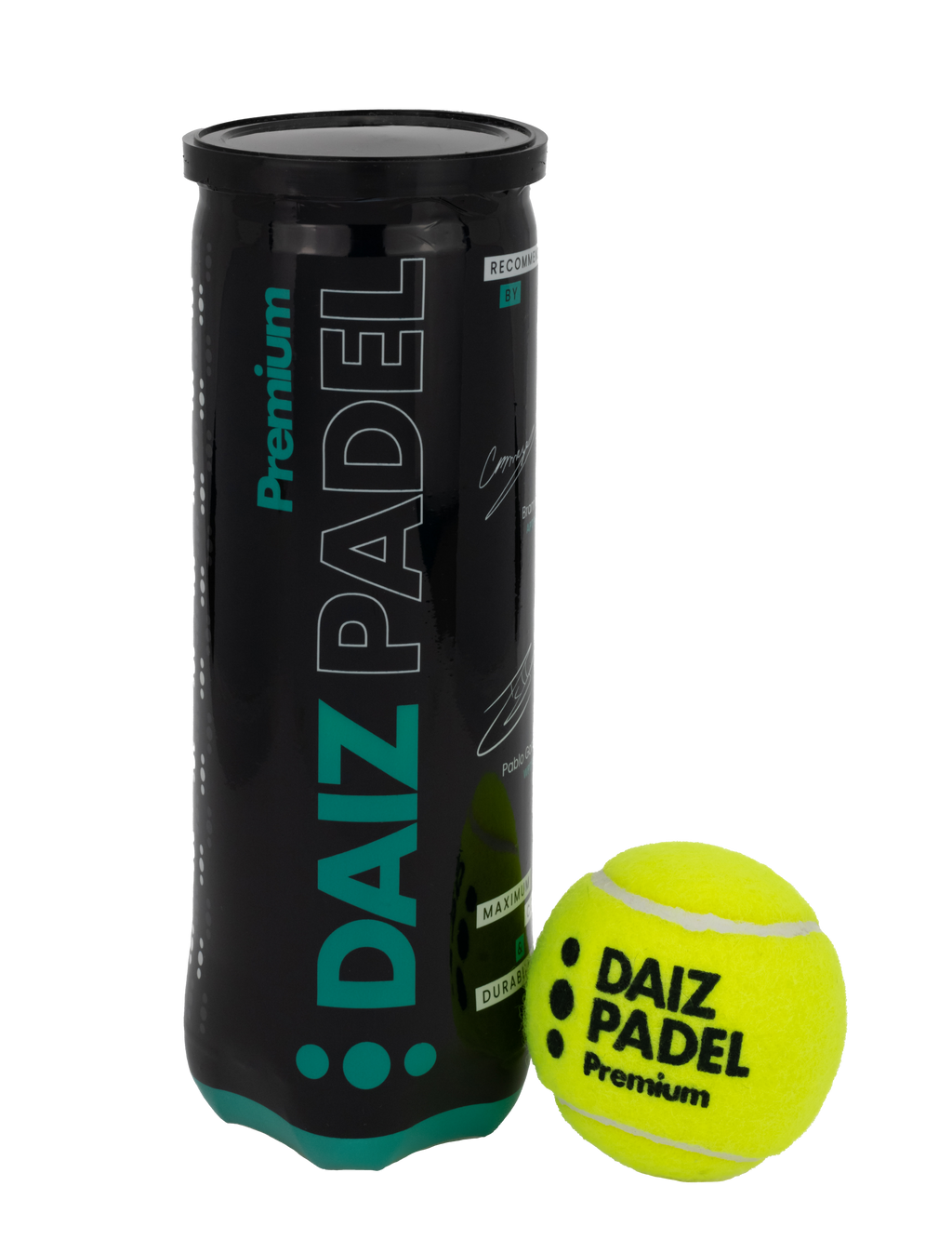 DAIZ Padel ball Premium, tube of 3 balls