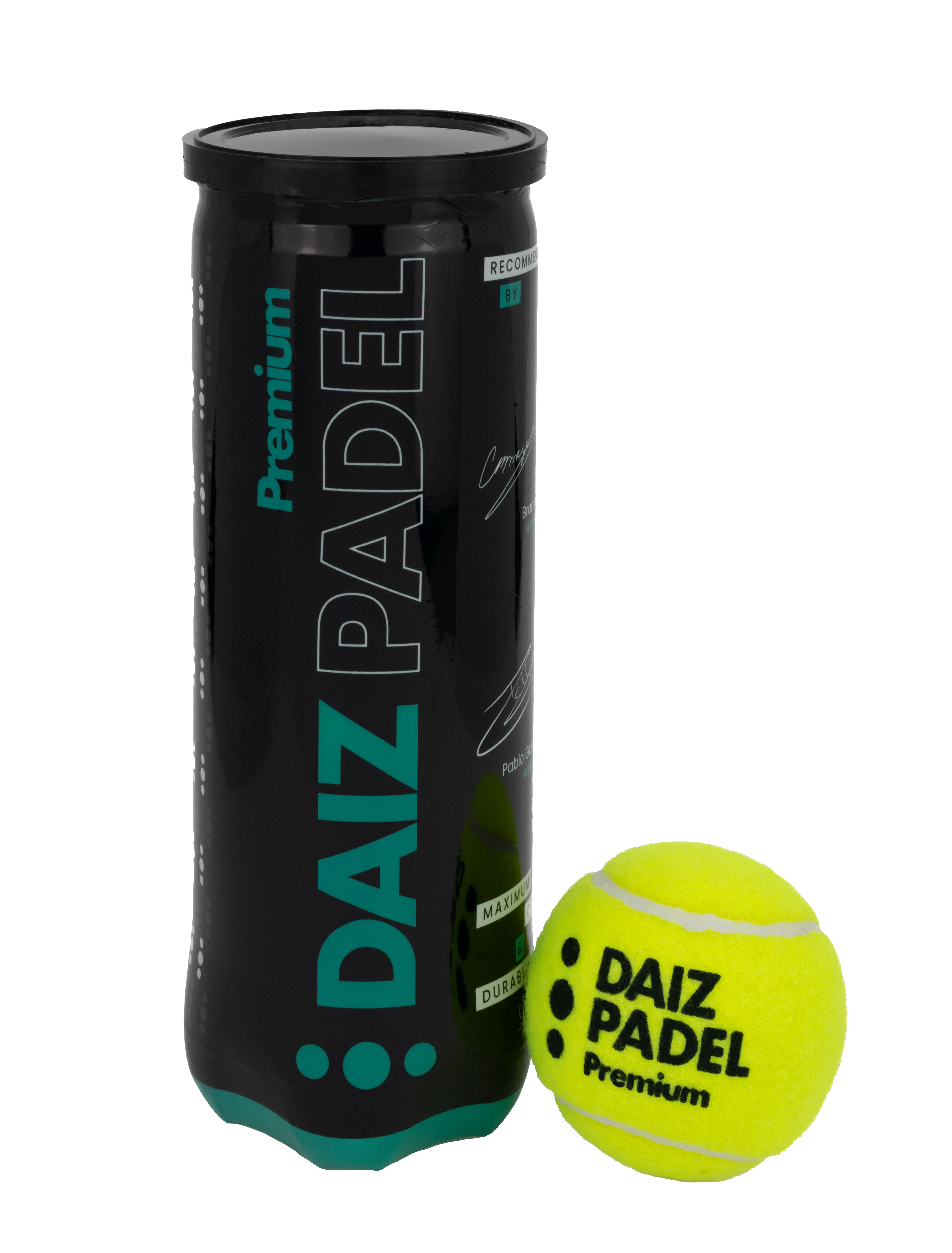 DAIZ Padel ball Premium, tube of 3 balls