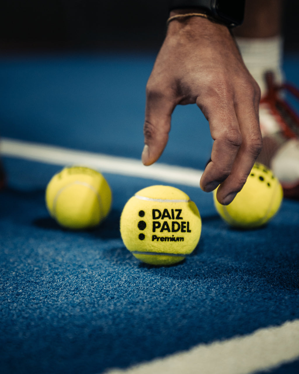 DAIZ Padel ball Premium, tube of 3 balls