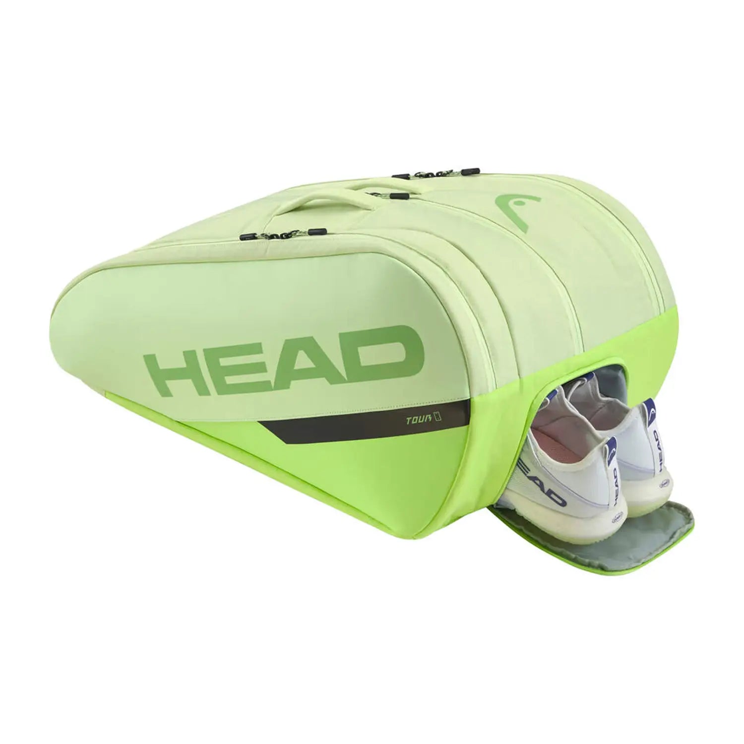 padel bag Head Tour Padel Bag L LIME GREEN