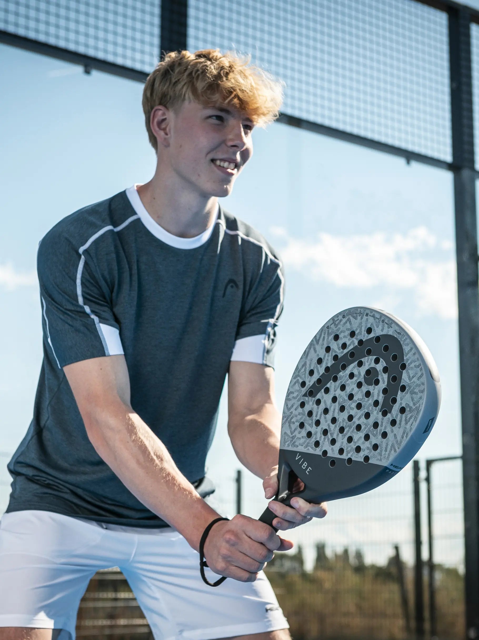 HEAD Vibe 2025 Padel Racket Grey/Black
